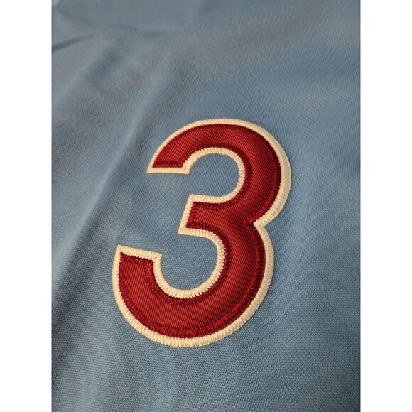 Bryce Harper #3 Philadelphia Phillies Cooperstown Jersey Men’s Size Small - Picture 6 of 8